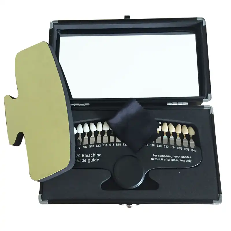 20 цветов s luxary packing dental 3D shade guide цветной компаратор с зеркалом для отбеливания