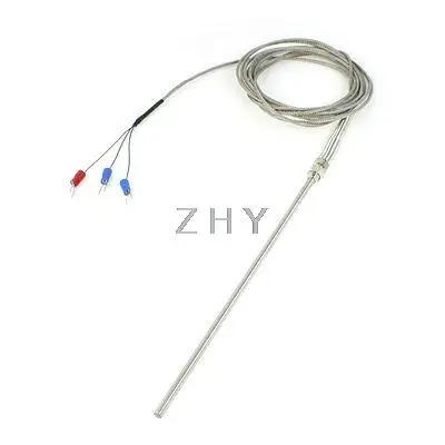 

20cm Long PT100 Type Thermocuple Temperature Measurement Sensor Probe 3Meter