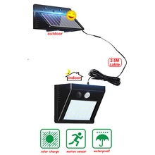 1/4pcs Split Wall Light Outdoor Light Extension Cord Waterproof Solar Powered Garden Street Wall Split 30 LED PIR Motion Sensor 1/4pcs Split Wall Light Outdoor Light Extension Cord Waterproof Solar Powered Garden Street Wall Split 30 LED PIR Motion Sensor