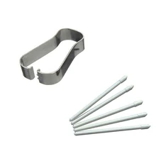 With Clip Nib Durable Tools Replacement Soft Head Practical Refills Stylus Pen Tips Accessories For Samsung Tab S3 T820 T825