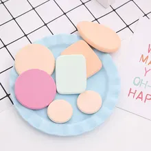 7 шт. набор для макияжа с порошковым слоем набор сухих мокрого двойного использования губка для макияжа Набор подушек