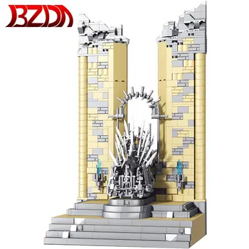 

BZDA 1146 PCS Movie Game Iron Throne King Seat Building Blocks Moc Thrones Dragon Bricks Boys Toys For Kids Christmas Gifts