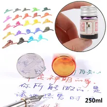 Цветной чернила Non-чернила углерода живописи тушью 24 Цвет косметика парфюмерия диспенсер 5 мл цифровым пером граффити рисунок Мини перьевые ручки школьные письменные принадлежности