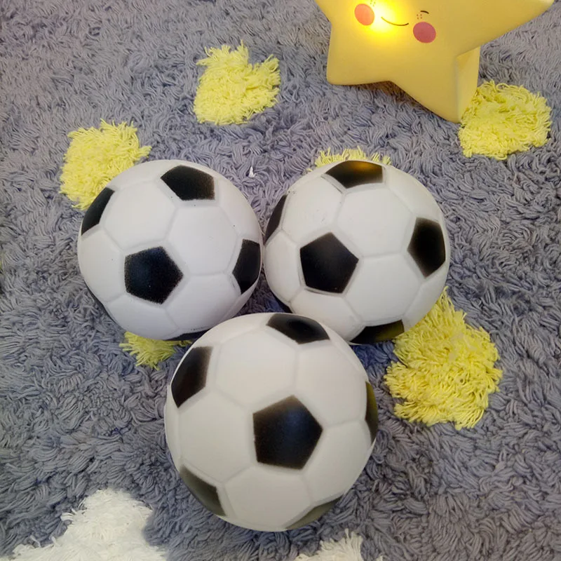 DHINCHANSAIB Ballon de football incurvé 20 cm - Ballon de football en caoutchouc EVA Swerve pour