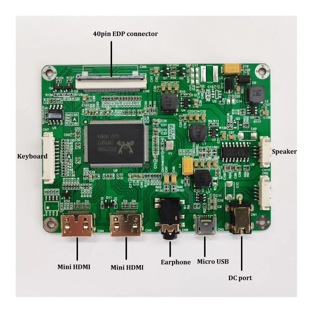 edp painel led hd 1920x1080 controlador placa mini monitor de exibição tela