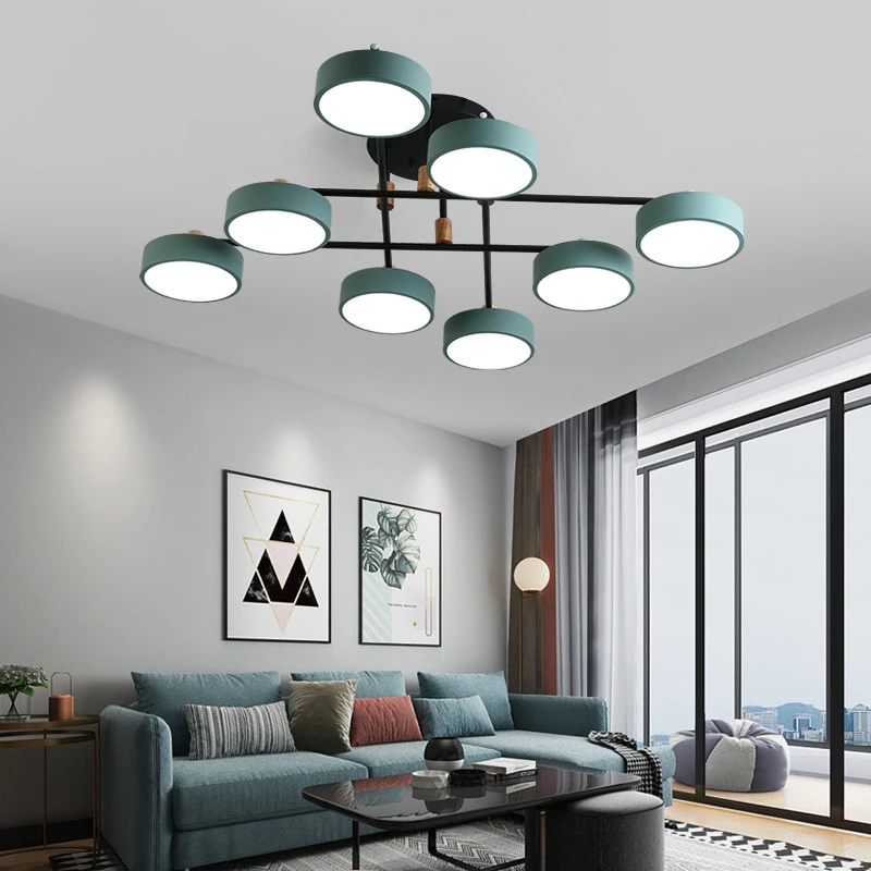 Домашний Декор светодиодный ные потолочные светильники для гостиной круглые