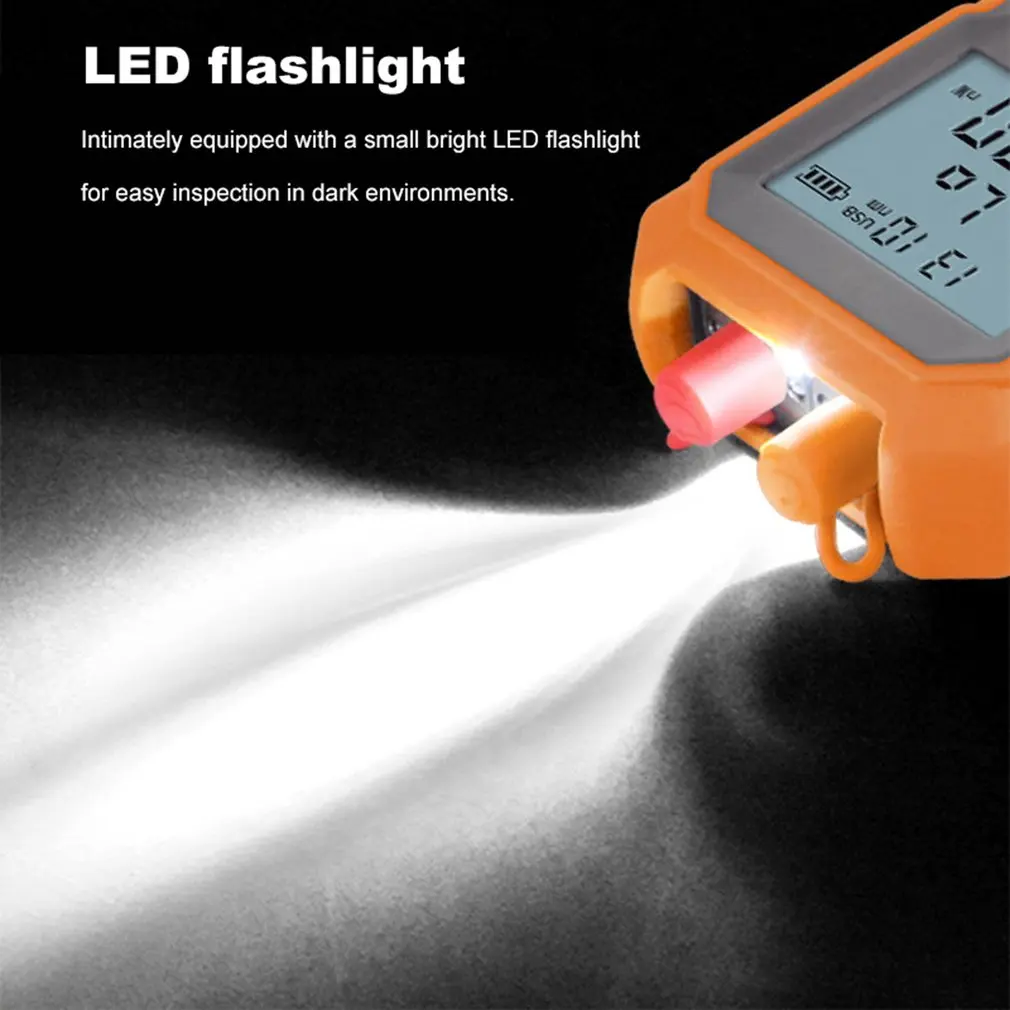 3 in 1 Visual Fault Locator 5km Red Light Laser Pen LED Lighting Optical Power Meter Network Fiber Optic Cable Tester Tools
