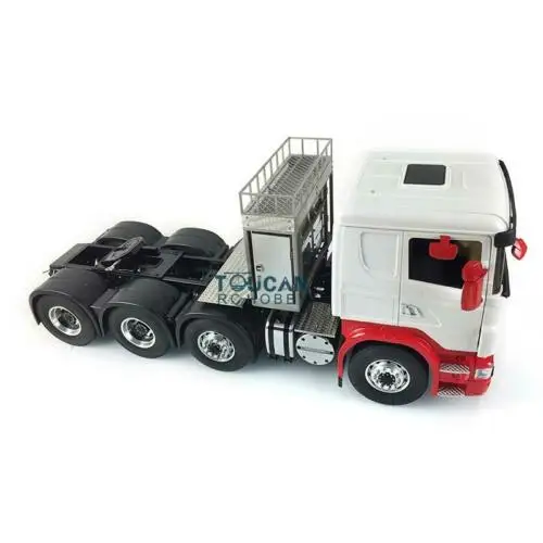 LESU 1/14 шасси Sca 8*8 RC тягач DIY Hercules кабина оборудование стойки THZH0538