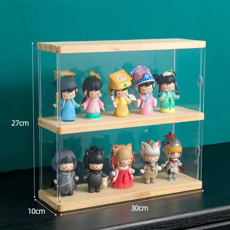 Accessories Figure Display Case Stand Toy Model Display Stand Decoration Put Doll Doll Hand Handle Organizer Shelf Box Makeup