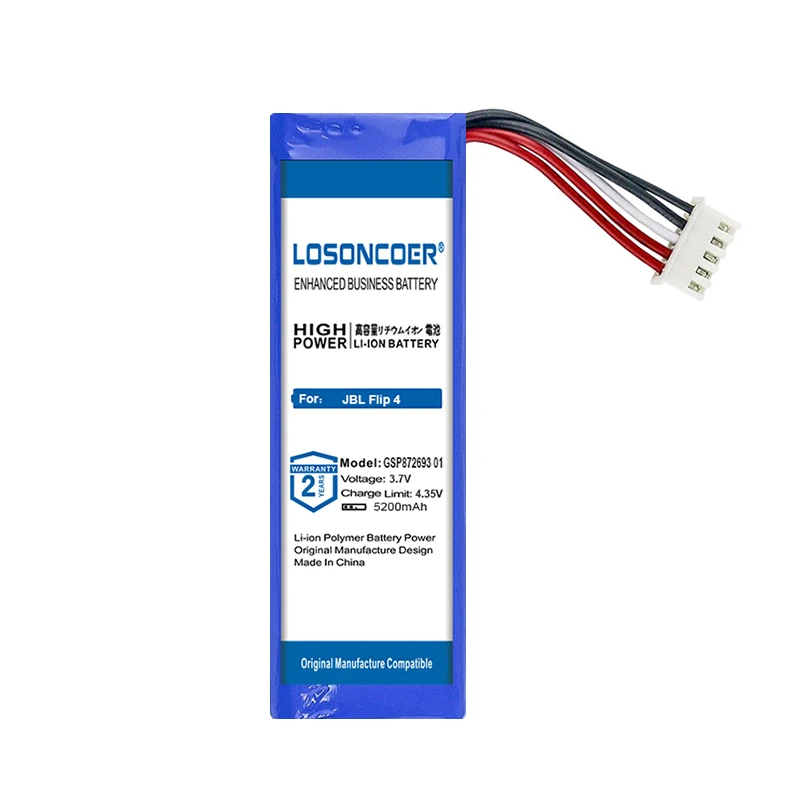 LOSONCOER GSP872693 01 5200 мАч батарея для JBL Flip 4 Flip4, Flip 4 специальное издание высокое качество батарея инструменты подставка держатель