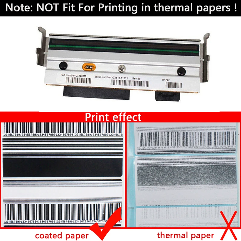 New printer head For Zebra S4M 203dpi Thermal