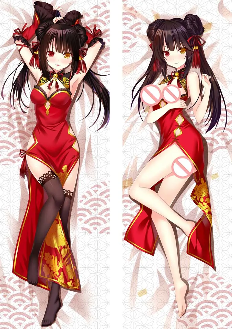M4 Аниме Дата живой дакимакура чехол персонажи Tokisaki Kurumi Bolster чехол Itsuka Kotori Yatogami Tooka Hugs чехол для подушки - Цвет: M4