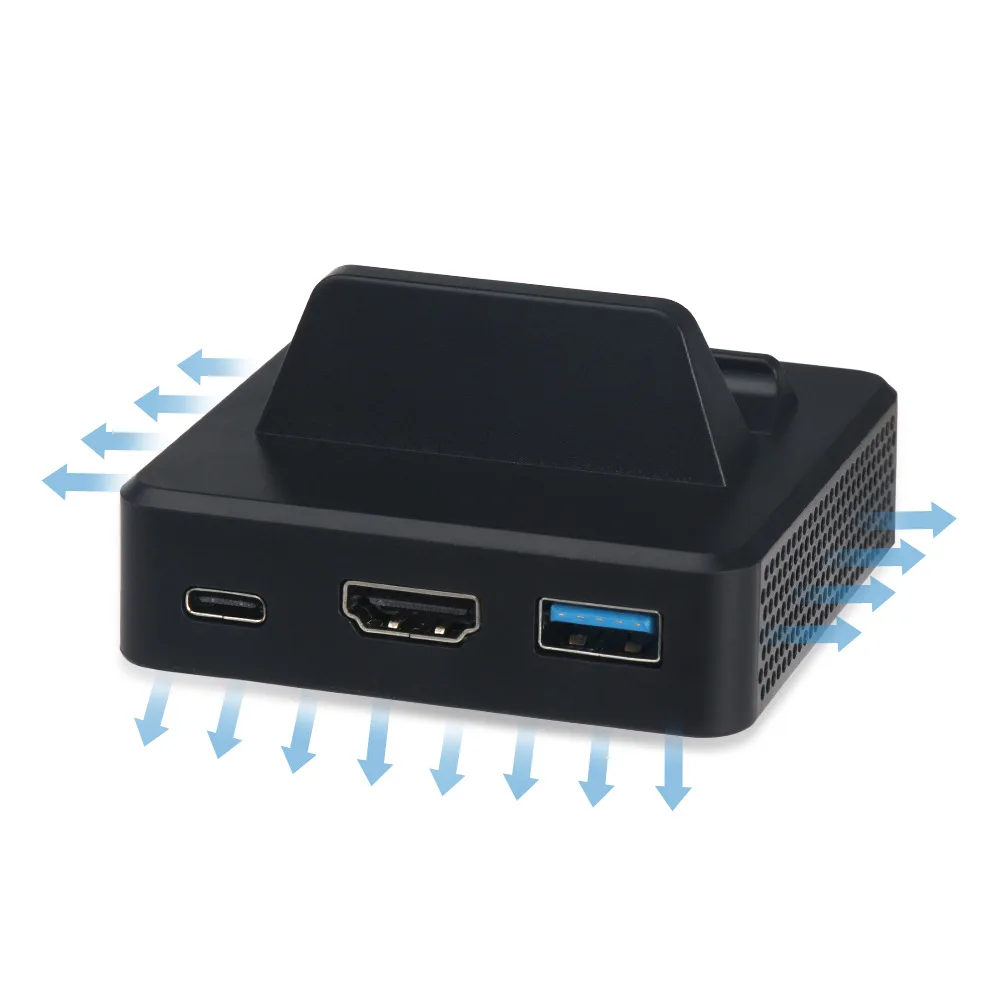 

Swit c h Base HDMI Video Base Adapter NS Game Console Do c k High-definition TV Turns Type-C