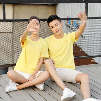 

10464-Men's summer T-shirt bottoming shirt half sleeve