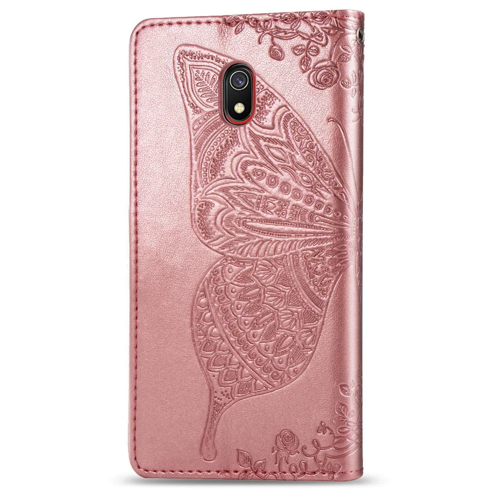 Чехол-книжка с бабочкой для Xiaomi Redmi 8 8A 7 6 6A 6Pro 5 5Plus K20 Pro Go, чехол для Xiaomi Redmi Note 6 7 8 Pro 8 T, чехол-кошелек s