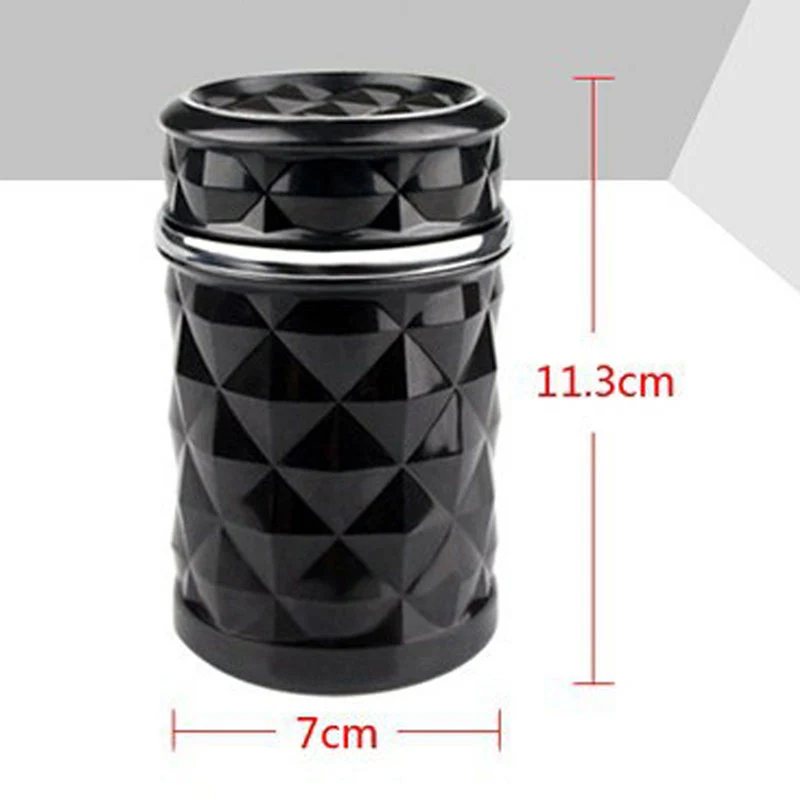Ashtray Portable LED Light Car Ashtray Universal Cigarette Cylinder Holder Interior Supply Smoking accessories