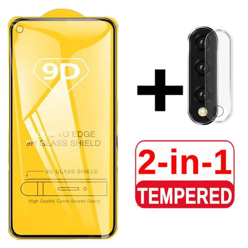 2-в-1 тонкое закаленное Стекло для huawei Nova 5T Honor 20s Камера защитное устройство для объектива для huawei Honor 20 S 20 Nova5T защитная пленка - Цвет: 2-in-1