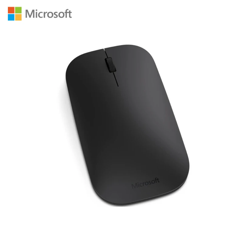 Черный Производитель отремонтированный(б/у): microsoft Designer Bluetooth mouse Blue track technology mouse Office Home 1000 dpi - Цвет: Черный