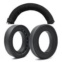 Zamiennik skórzany pałąk poduszka wkładki do uszu pokrywa dla Corsair HS50 Pro HS60 Pro HS70 Pro słuchawki kompatybilne z Bluetooth