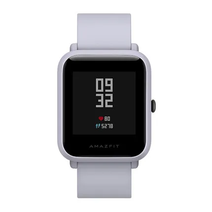 Amazfit bip Смарт часы gps Smartwatch Android iOS монитор сердечного ритма глобальная версия английский/испанский/русский A1608 - Цвет: Bip-cloud white
