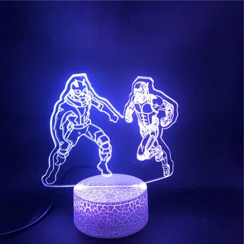 

3D Lamp Marvel Heroes Ant-Man and The Wasp Bluetooth Speaker Base Best Present for Teenager Atmosphere Usb Led Night Light Lamp