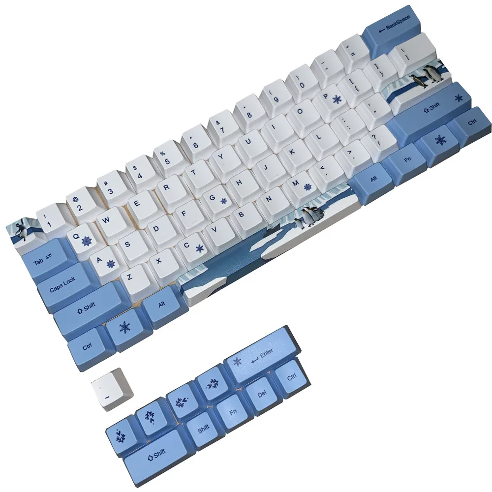 Sakura Keycap 60% PBT OEM Keycap набор Mechanische Toetsenbord keycap для GH60 RK61/ALT61/Annie/poker keycap GK61 GK64