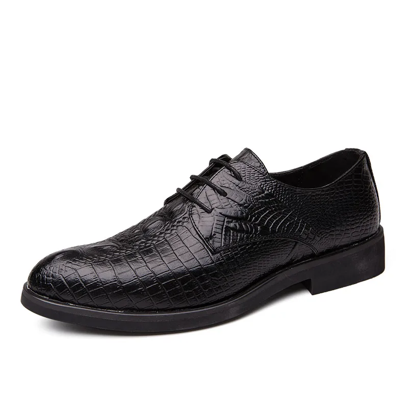 

New Fashion Men Oxford Leather Dressing Shoes Outdoor Brogue Lace Up Flats Male Casual wedding Shoes Plus Size 38-48