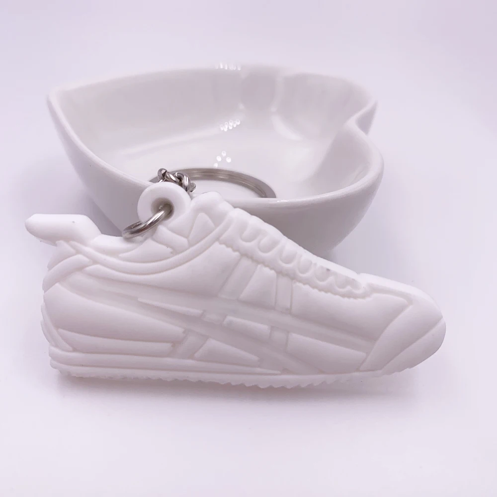 Мини Силиконовый SPLY-350 V2 брелок в форме обуви Off White Женщины Мужчины Дети брелок подарок Porte Clef брелок-кроссовок для ключей - Цвет: K0108-7