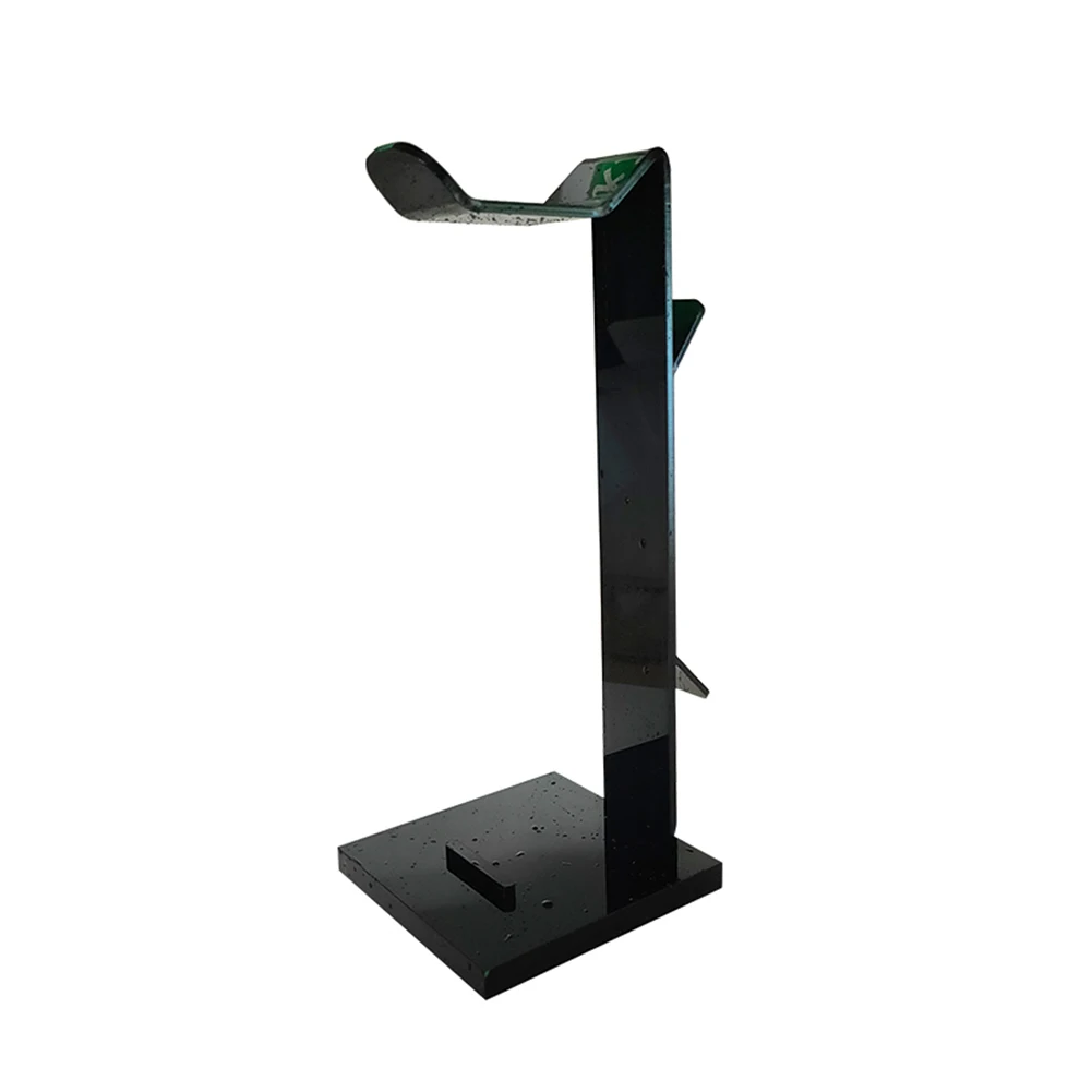Acrylic Non Slip Headset Holder Universal Freestanding Display Stand Solid Base With Supporting Bar Home Office Accessories