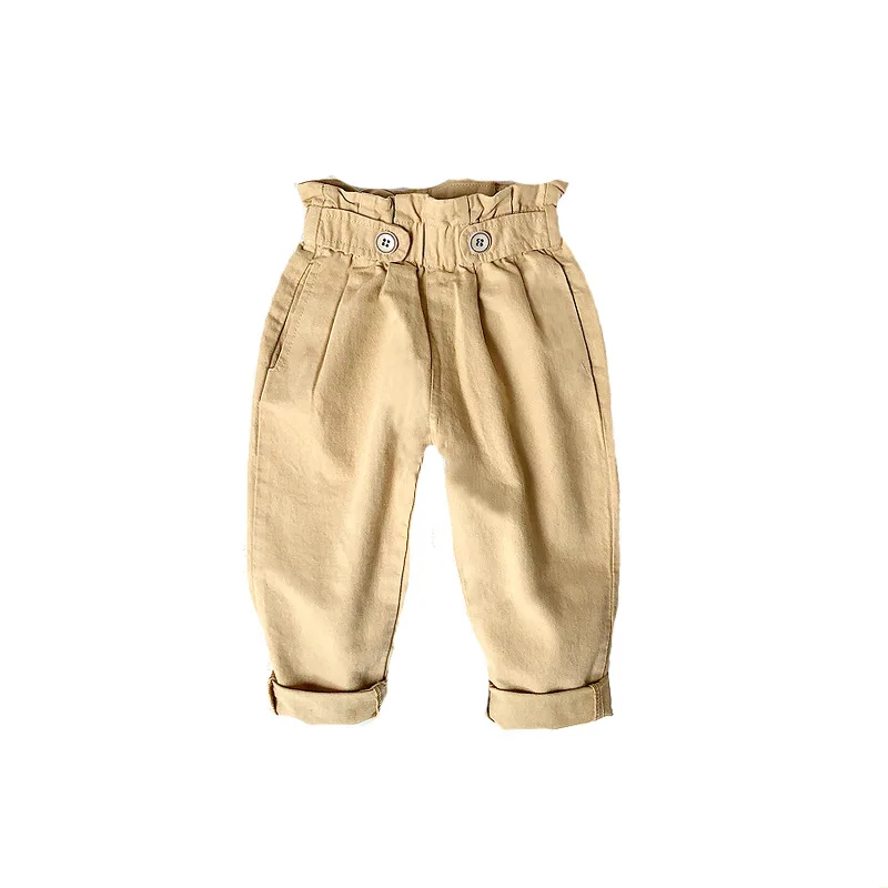 Модный качественный двухканальный модуль для маленьких девочек штаны детские в