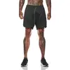 Men 2 in 1 Running Shorts Jogging Gym Fitness Training Quick Dry Beach Short Pants Male Summer Sports Workout Bottoms Clothing ► Photo 2/6