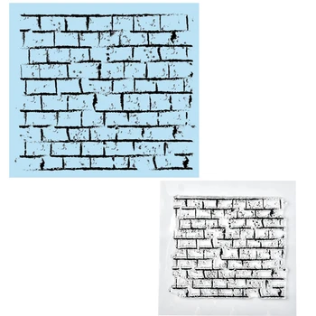 

Brick Transparent Clear Stamps Silicone Stamp/Seal for Craft Dies Scrapbooking/photo Album Embossing Letter Happy Birthday Decor