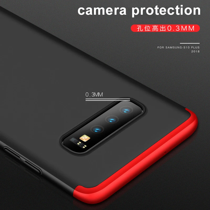 Чехол полностью защищающий телефон для samsung S10 Plus чехол Роскошный Жесткий ПК противоударный чехол для samsung Galaxy M10 M20 S10 E