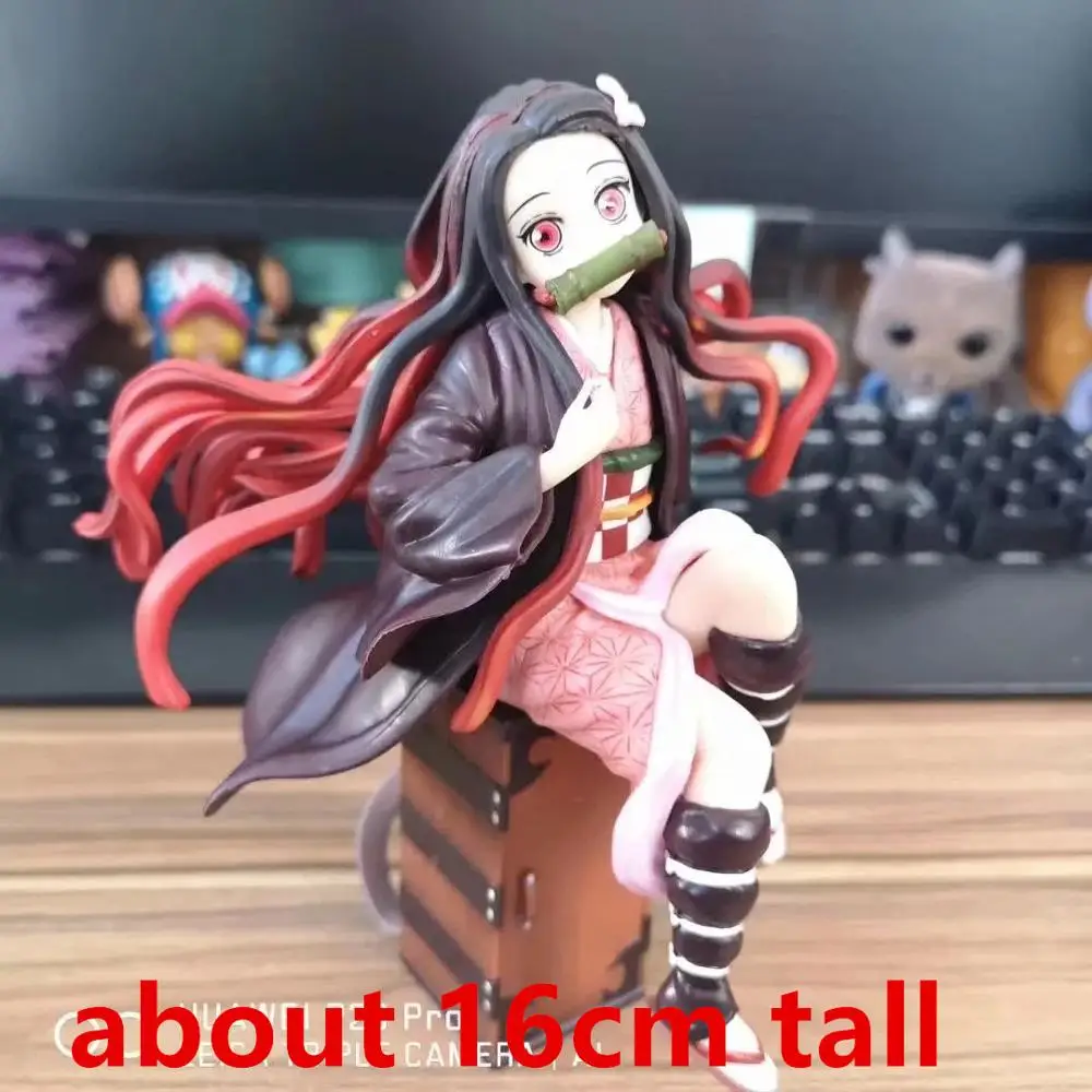 Kimetsu no Yaiba фигурка Tanjirou Nezuko Zenitsu 1/8 ПВХ Статуэтка Игрушка Аниме Demon Slayer фигурка дракона изменения игрушки - Цвет: no retail box