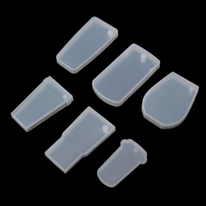 

2020 New 6Pcs Tumbler Silicone Mold Cup Turner Partner Bottle Shape Key Chain Resin Mold