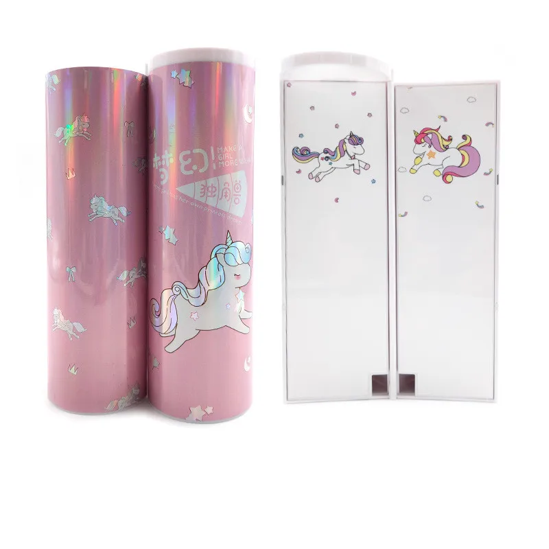 Чехол карандаш с рисунком кошки единорог newmebox Kawaii estuche escolar школьные