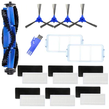 

1XRoller Brush 4X Side Brush Hepa 6X Primary Filter for Eufy 11 S Robovac 30 30C 15C Vacuum Cleaner Sweeper Accessories