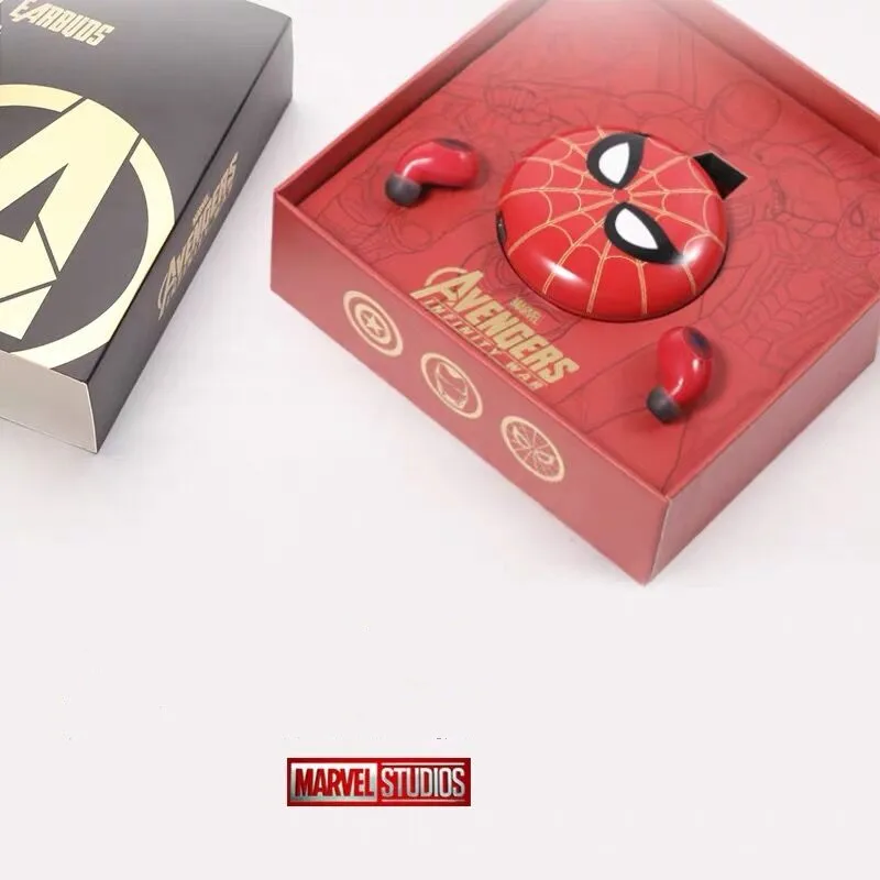 Marvel Подлинная авторизация туры Беспроводная гарнитура Blutooth 5,0 TWS наушники в ухо fone de ouvido sem fio для спорта - Цвет: Spiderman