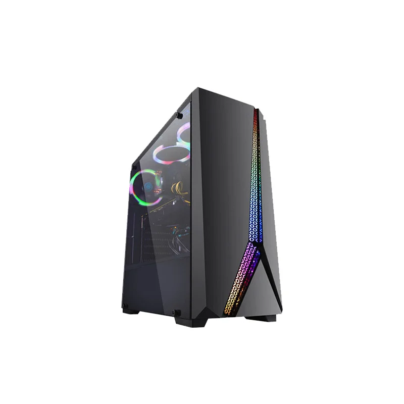 IPASON игровой ПК AMD R5 3600 RTX2060 супер 240 г SSD DDR4 16 Гб ram для игр PUBD настольные игровые компьютеры ПК сборочная машина