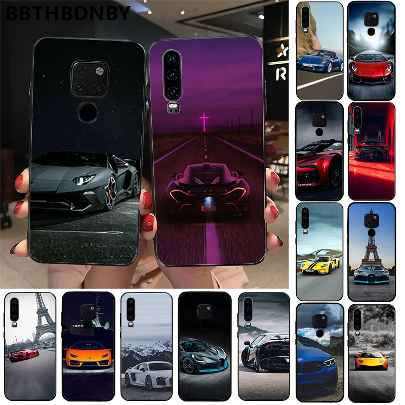 

Blue Red Car for Bmw Bags For Huawei P10 Smart Phone Case for Huawei P10 lite P20 pro lite P30 pro lite Psmart mate 20 pro lite