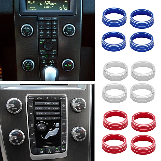 Araba Styling klima dönen düğme ısı kontrolü anahtar düğmesi Trim Fit VOLVO  S60 V60 XC60 S80 V40 oto aksesuarları - AliExpress