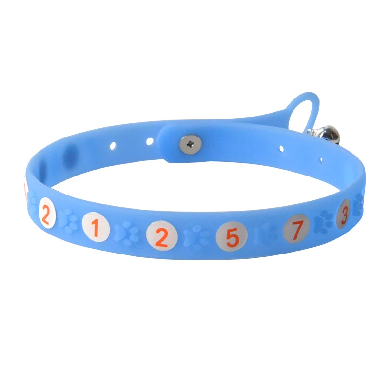 Silicone Dog Collar Insect Flea Repellent Adjustable Size Cats Kitten Collar Pet Supplies E2S
