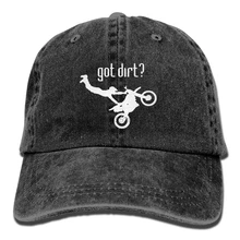 Got Dirt Bike мотокроссы гонки Винтаж Регулируемая Джинсовая Шляпа тренажерный зал кепки ForMan и женщина