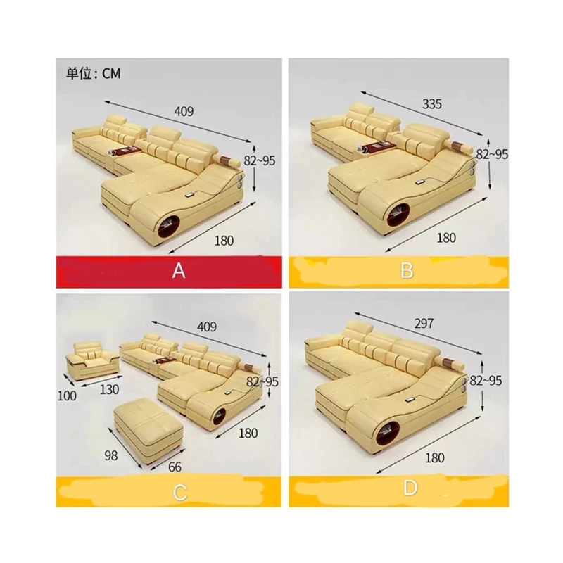 Easylive диван из натуральной кожи секционный домашний мебель для гостиной современный диван