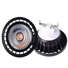 1 шт.! 12V G53 GU10 затемнения светодиодный AR111 встроенный Точечный светильник 15 Вт GU10 светодиодный AR111 свет ES111 Светодиодный прожектор AC85-265V