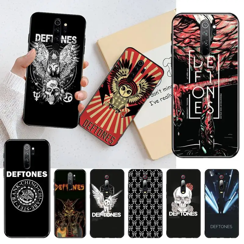 Модный мягкий чехол для телефона с постером музыкальной группы Deftones Redmi Note 9 8 8T 8A 7