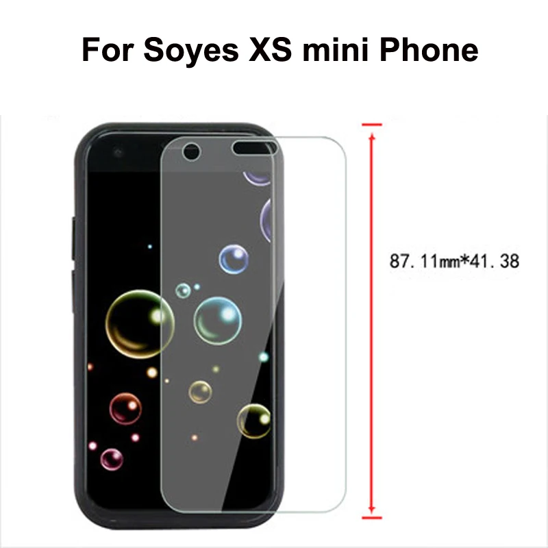 2 шт 2.5D протектор экрана для Soyes XS протектор 9H закаленное стекло для Soyes X S mini phone SoyesXS полная защитная стеклянная пленка