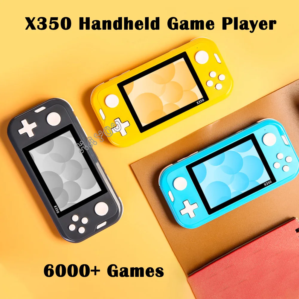 A380 Retro Video Game Console Handheld Game Player Bulit-in12 Formats 4 inch HD IPS Screen Portable Gaming Console  3600+ Games