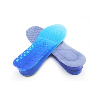 

Soft And Comfortable Gel Shoes Heightening Insoles Durable Non-Slip Silicone Elasticity Increase Full Pads