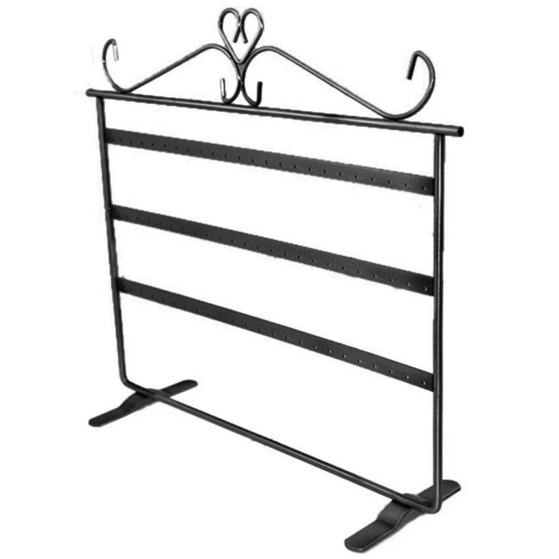 Flat Earring Stand Copper Plate 72 Hole Earring Stand Jewelry Stand